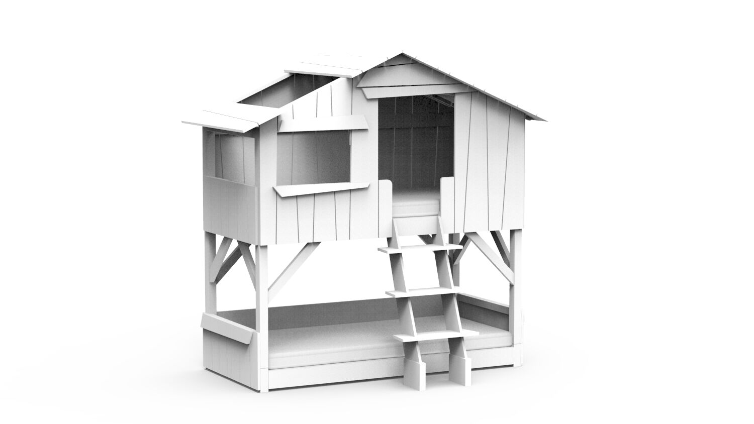 Двухъярусная кровать из МДФ Mathy by Bols TREEHOUSE BEDS &amp ARCH-00140859 - Вид №7