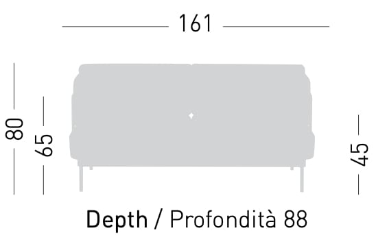 Секционный диван из ткани GABER SOLAYA MODULE 5 ARCH-00107225 - Вид №6