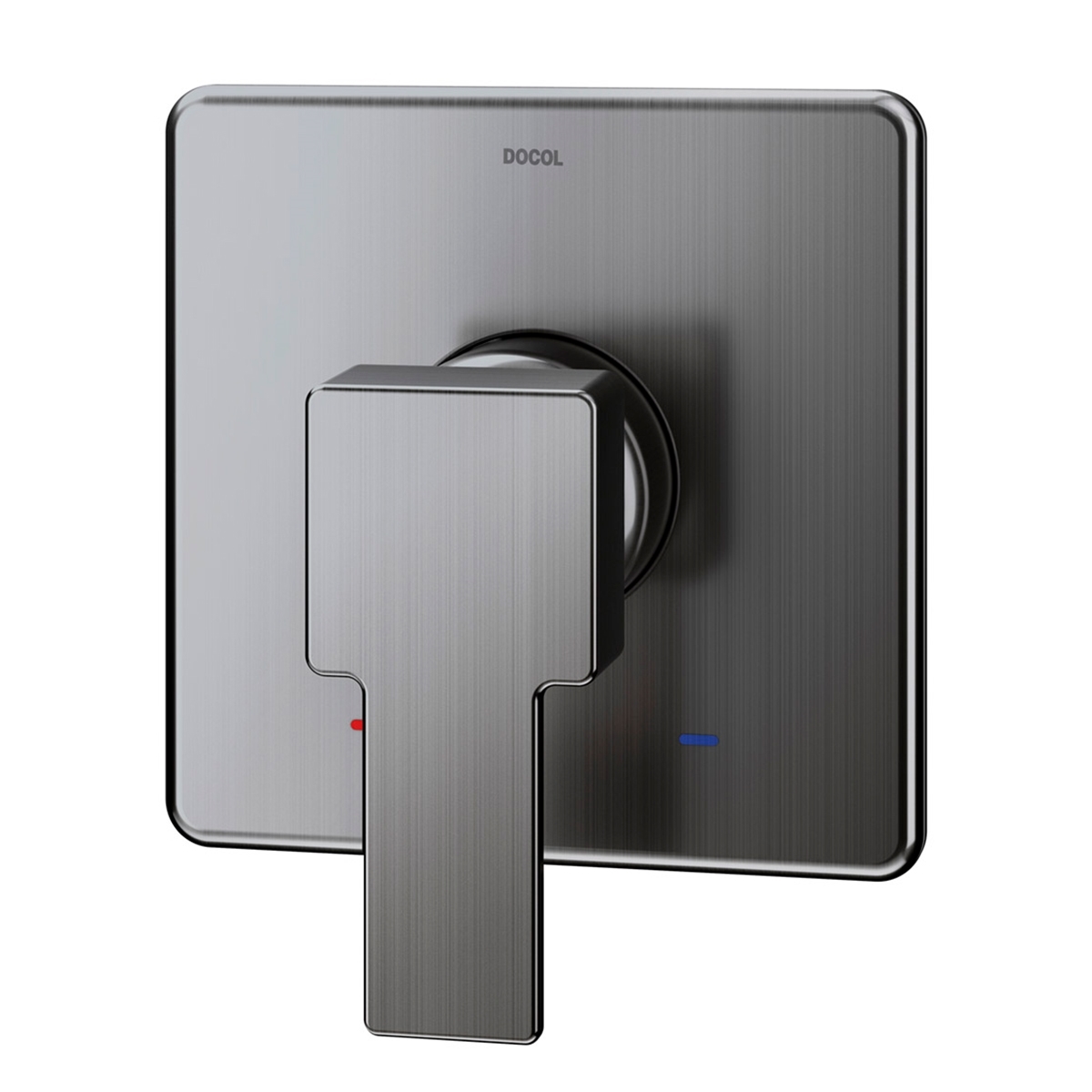 00850070 Однорычажная отделка для душа низкого давления 3/4" матовая медь Docol EDGE