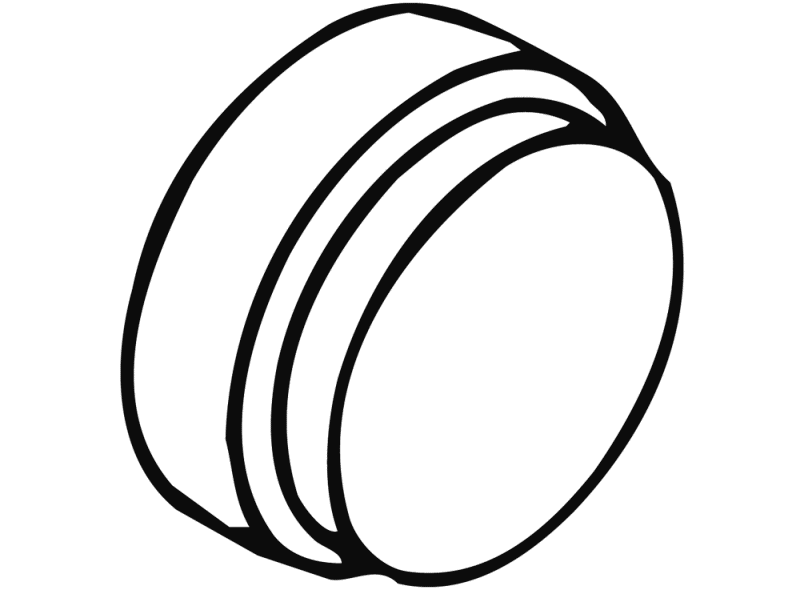 611XA.15 буфер двери стены HEWI System 111 | Edelstahl  - Вид №2