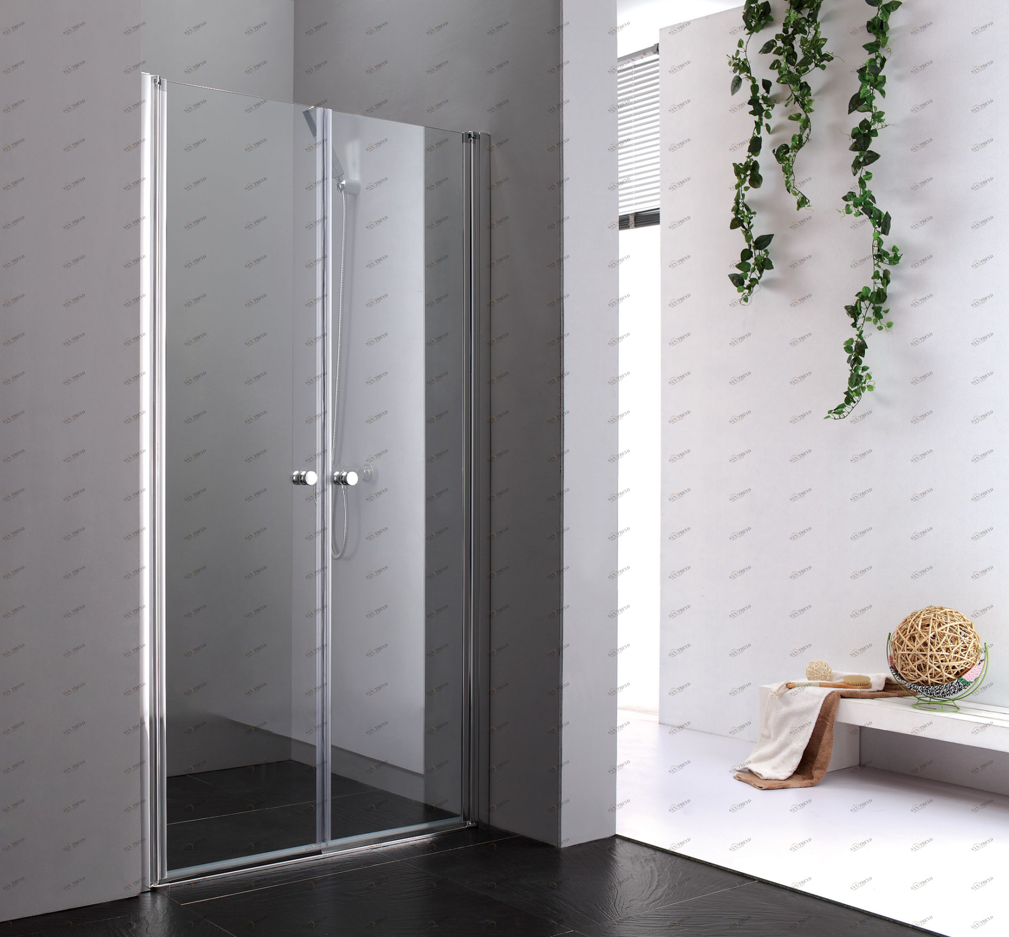 Душевая дверь в нишу CEZARES ELENA-W-B-2-70-P-Cr