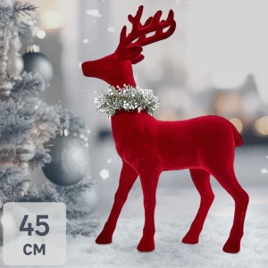 Новогодняя фигурка Олень с ожерельем