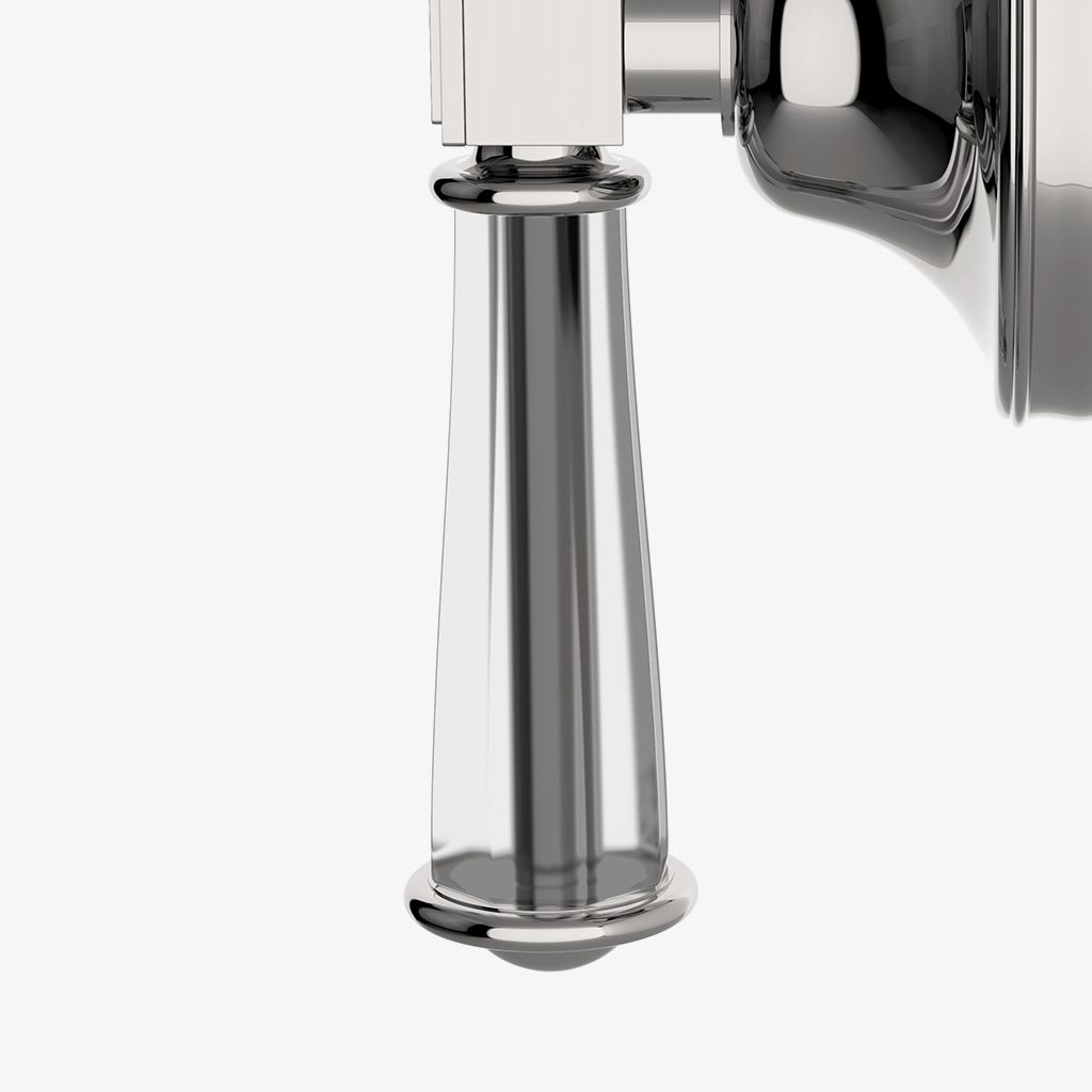 BDVC49 Облицовка клапана регулировки объема Boulevard с хрустальной ручкой Waterworks - Вид №1