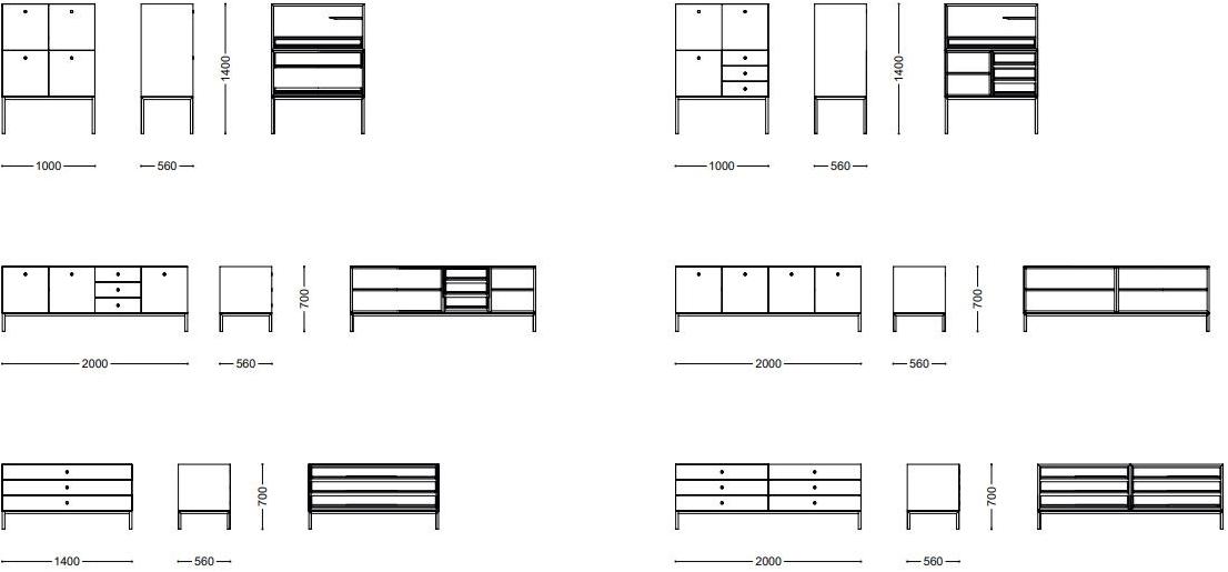 Porro Комод из ясеня Offshore sun-id-1461582 - Вид №5