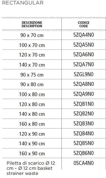 Gruppo Geromin Поддон для душа прямоугольный из акрила Zeroquattro® sun-id-1500346 - Вид №3