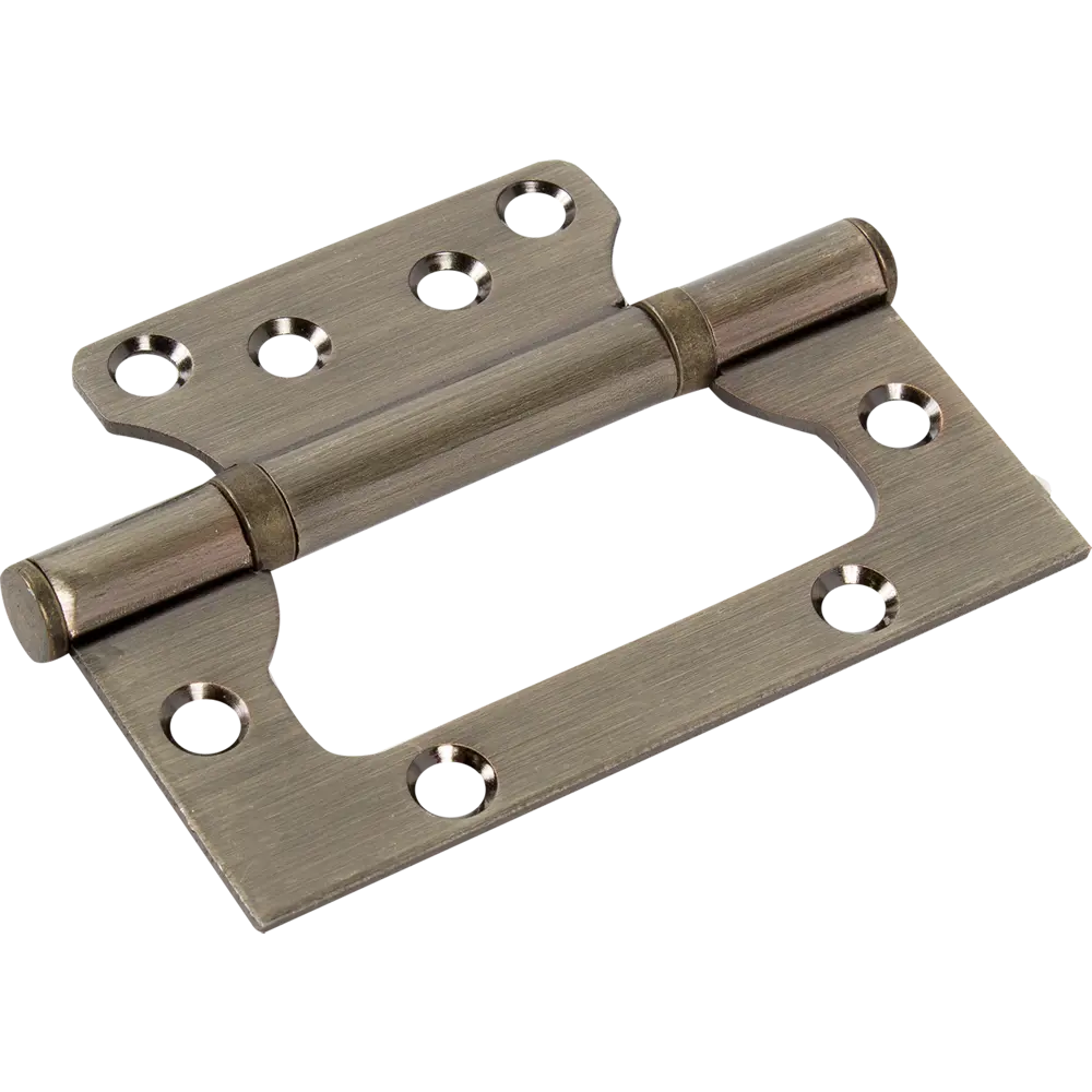 82105951 Петля универсальная без врезки 100/P-2B AB 97×71.5×2 мм сталь цвет античная бронза STLM-0019049 AJAX Home - Вид №4