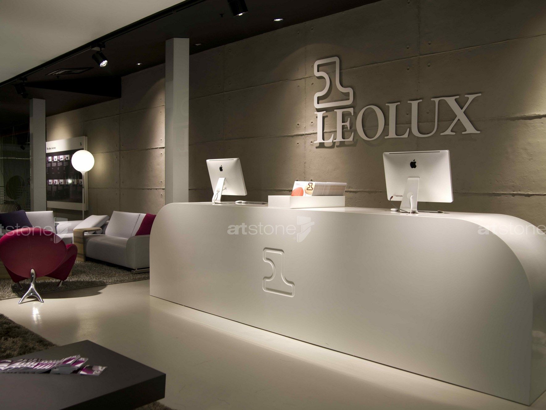 Трехмерная панель из стекловолокна для внутреннего / наружного применения с эффектом цемента Artstone Panel Systems HORMIGON ARCH-00063563 - Вид №6