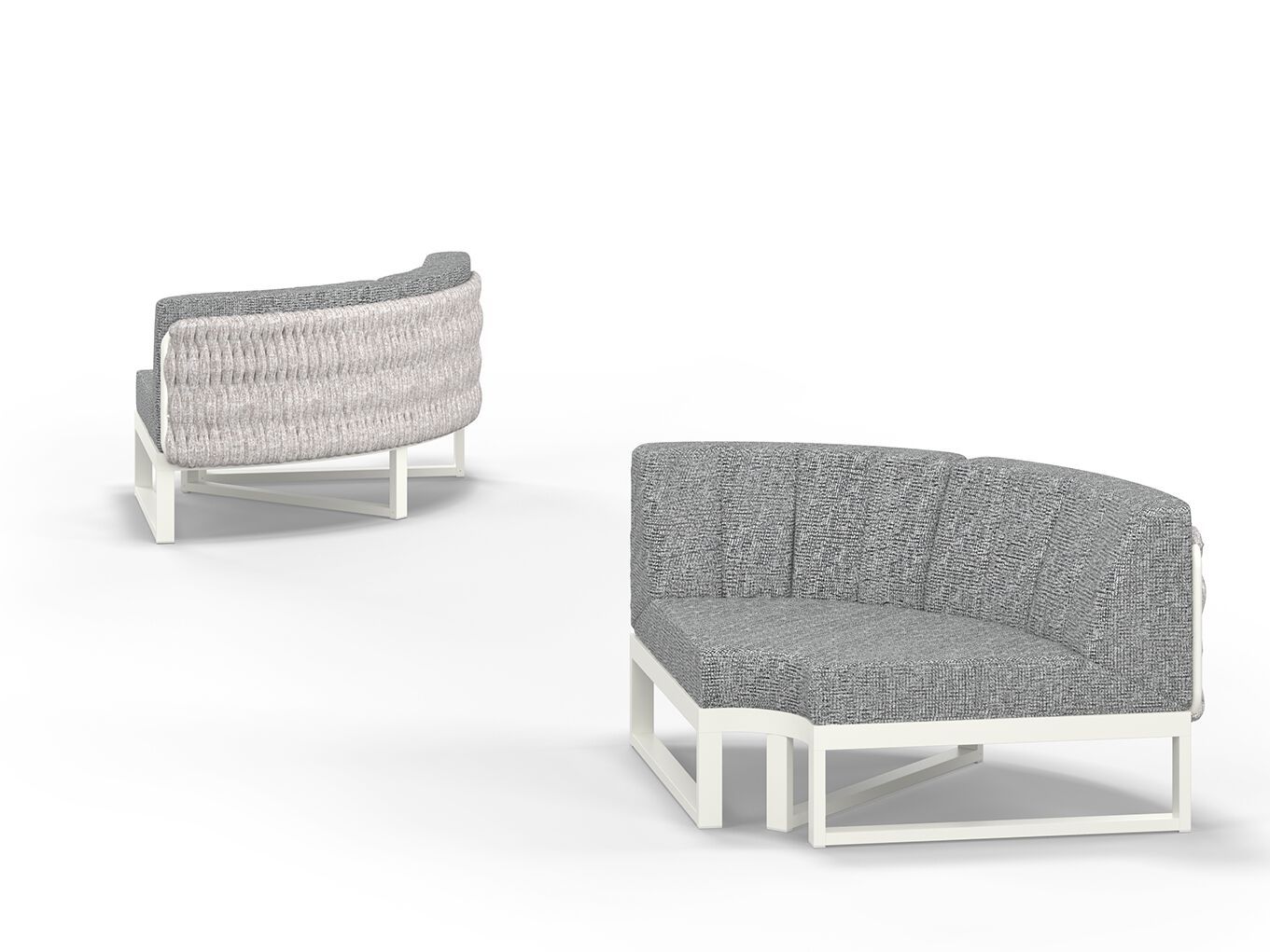 Угловой садовый диван из ткани MAMAGREEN Munia ARCH-00132661 - Вид №12