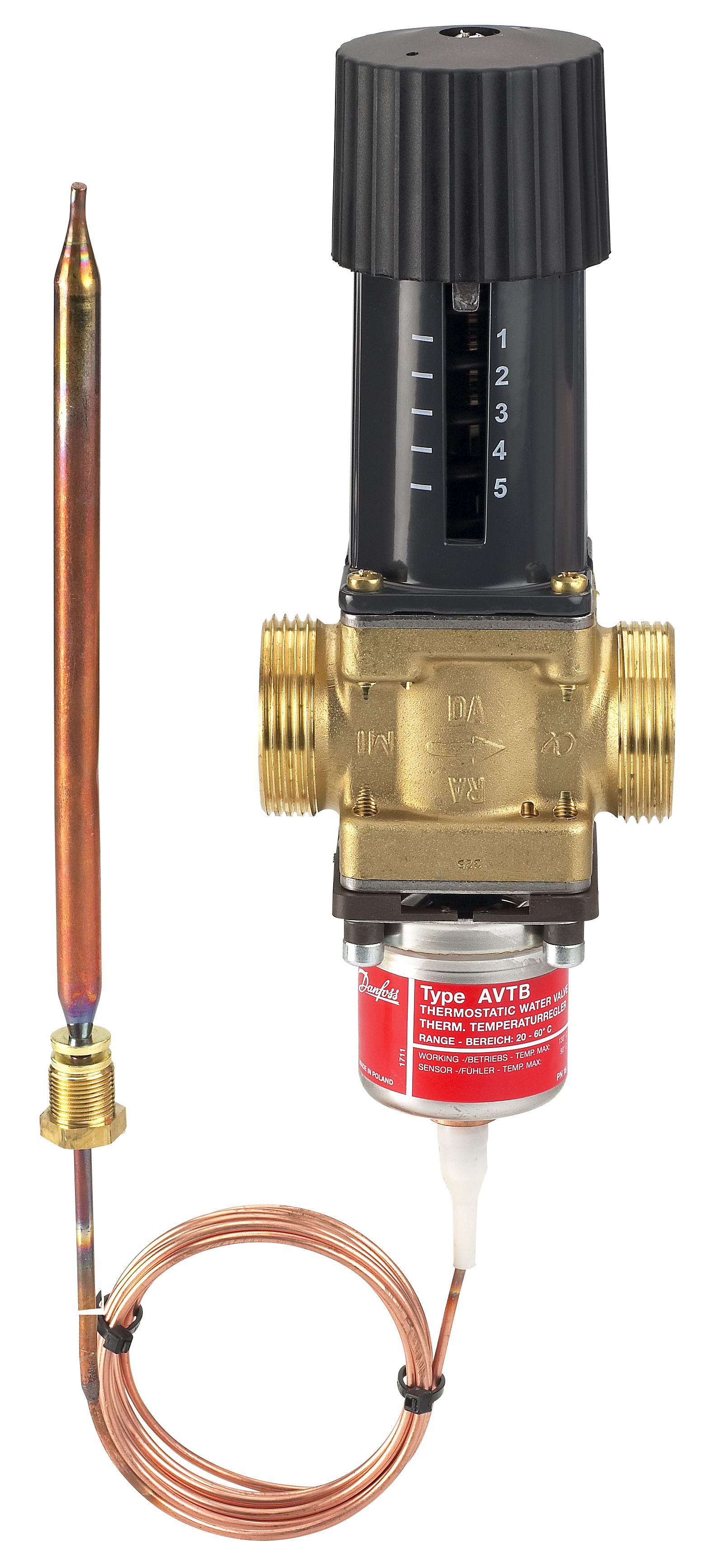 Danfoss Регулятор температуры AVTB Р-р темп.AVTB PN16 20/3,4/20-60/2M/вн.р 003N8230  - Вид №16