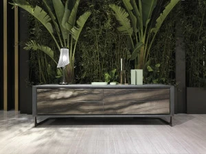 Visionnaire Буфет из мрамора с ящиками Azimut