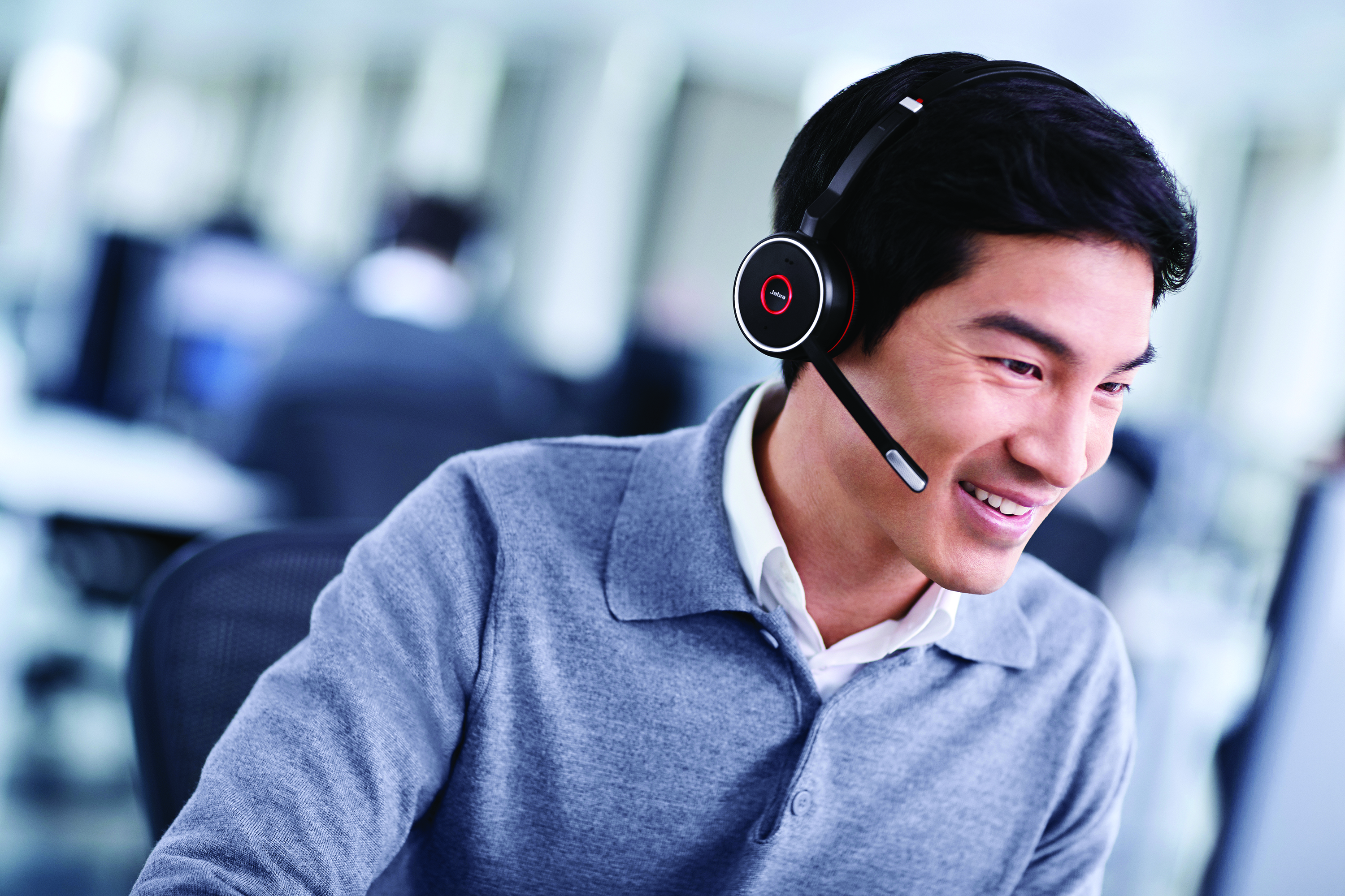 7599-832-199 evolve 75 stereo ms, charging stand & link 370 Jabra Santreyd  - Вид №28