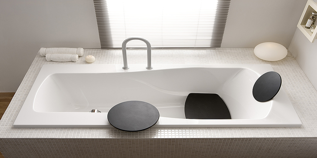 Ванна акриловая MODULA 180х80 см с аэромассажем Deluxe HOESCH 6624 - Вид №1