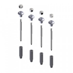 15409/4 Idral Комплект для крепления к полу унитаза: 4 винта + заглушки.