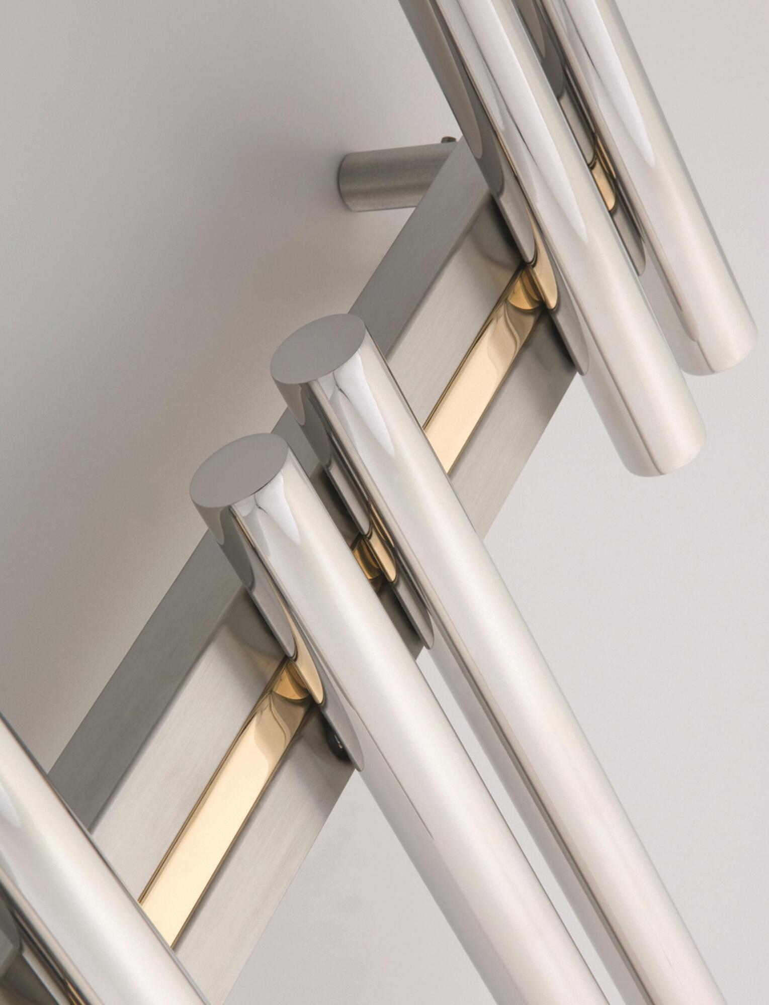 Полотенцесушитель Hammam BIANCA Stainless steel  комбинированный; электрический или водяной Сталь  - Вид №18
