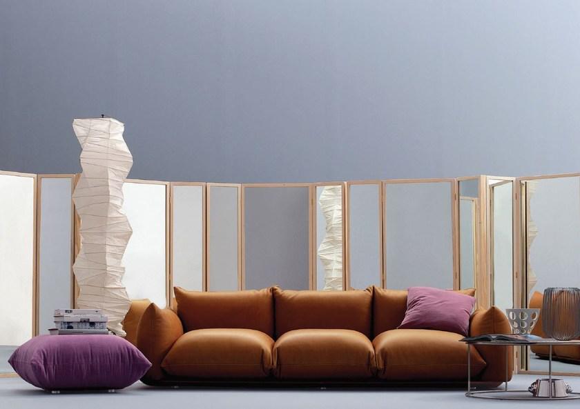 arflex 3-х местный кожаный диван с обивкой Marenco sun-id-1452804 - Вид №3