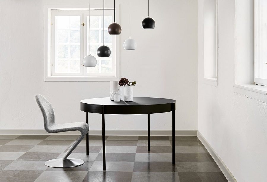 Лампа подвесная Ball, темный хром, глянцевое покрытие Frandsen 11159205001 - Вид №7