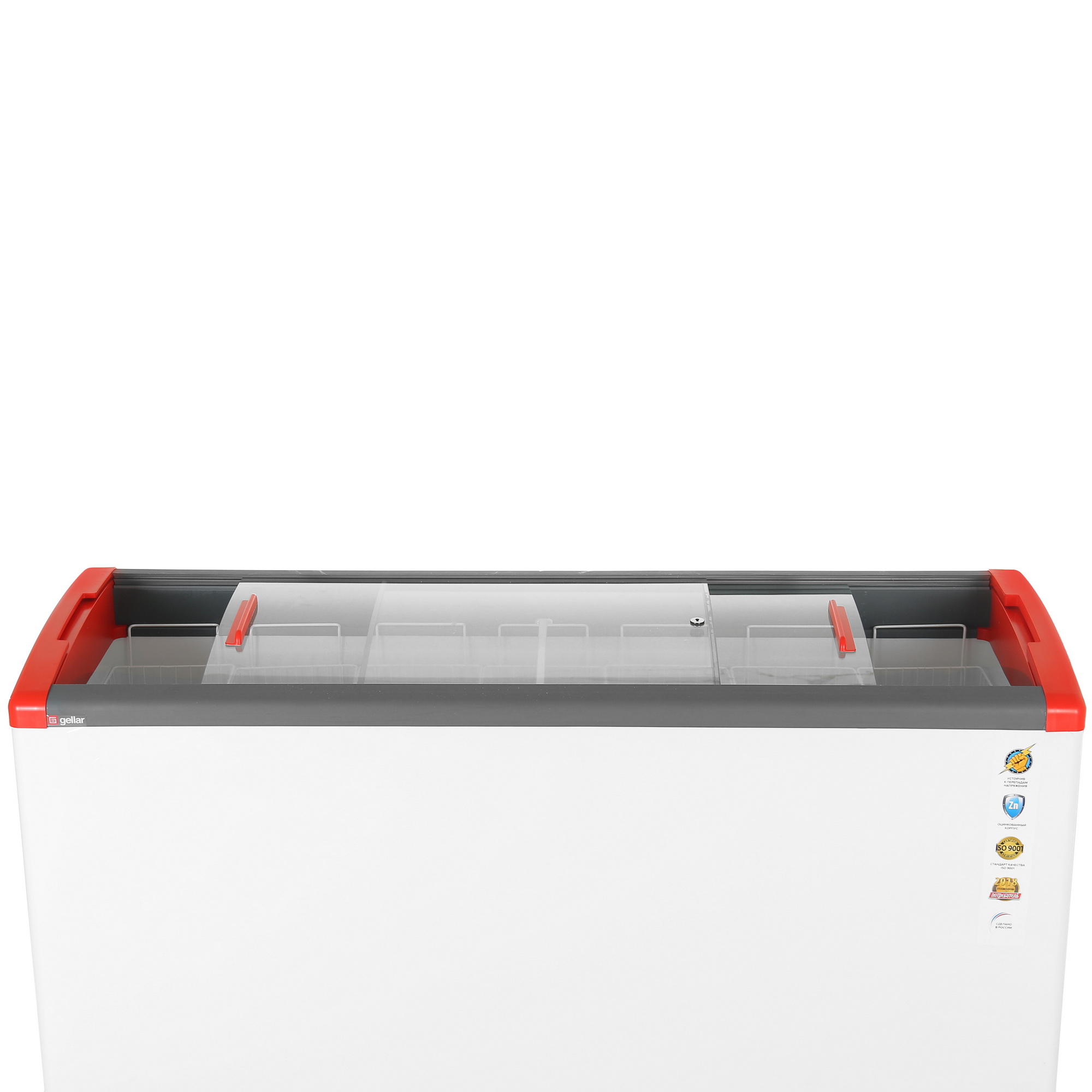 1229601 Морозильный ларь Frostor Gellar FG 700 E белый, красный STDN-0136003 - Вид №4