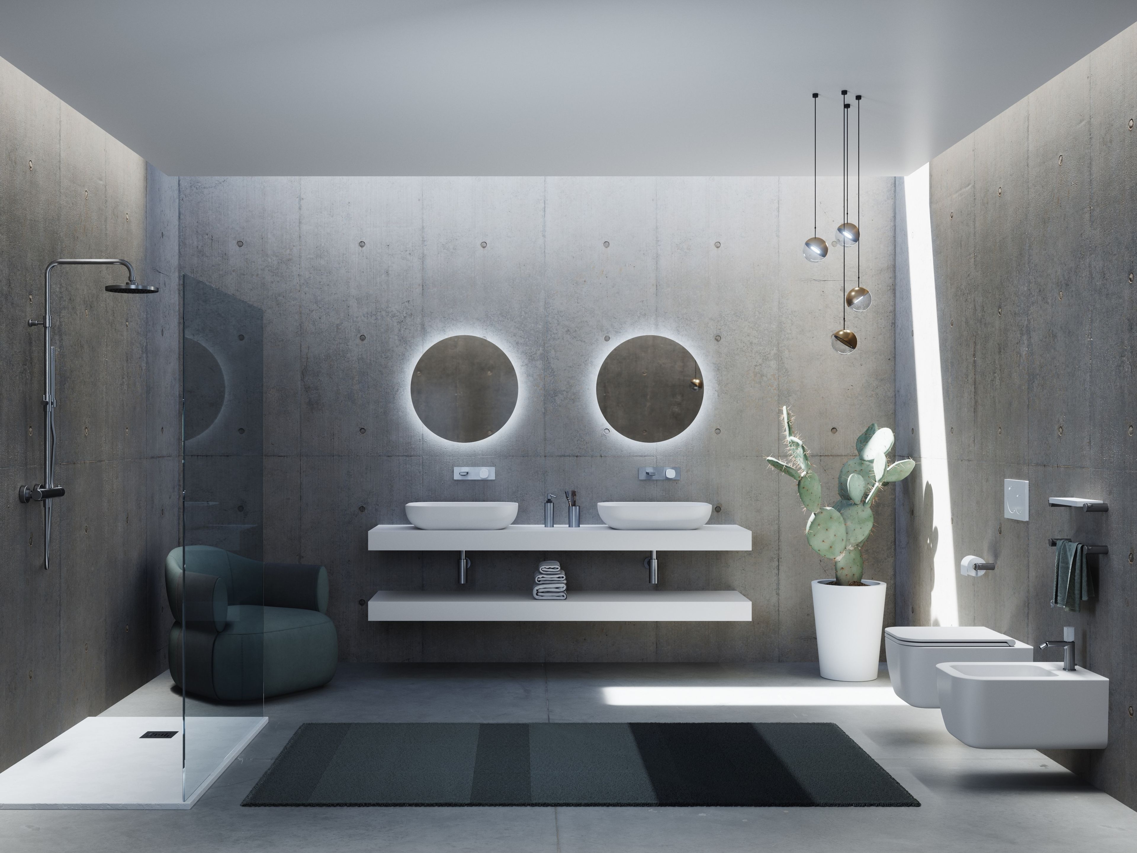 Полная мебель для ванной комнаты GSG Ceramic Design ARCH-00141424