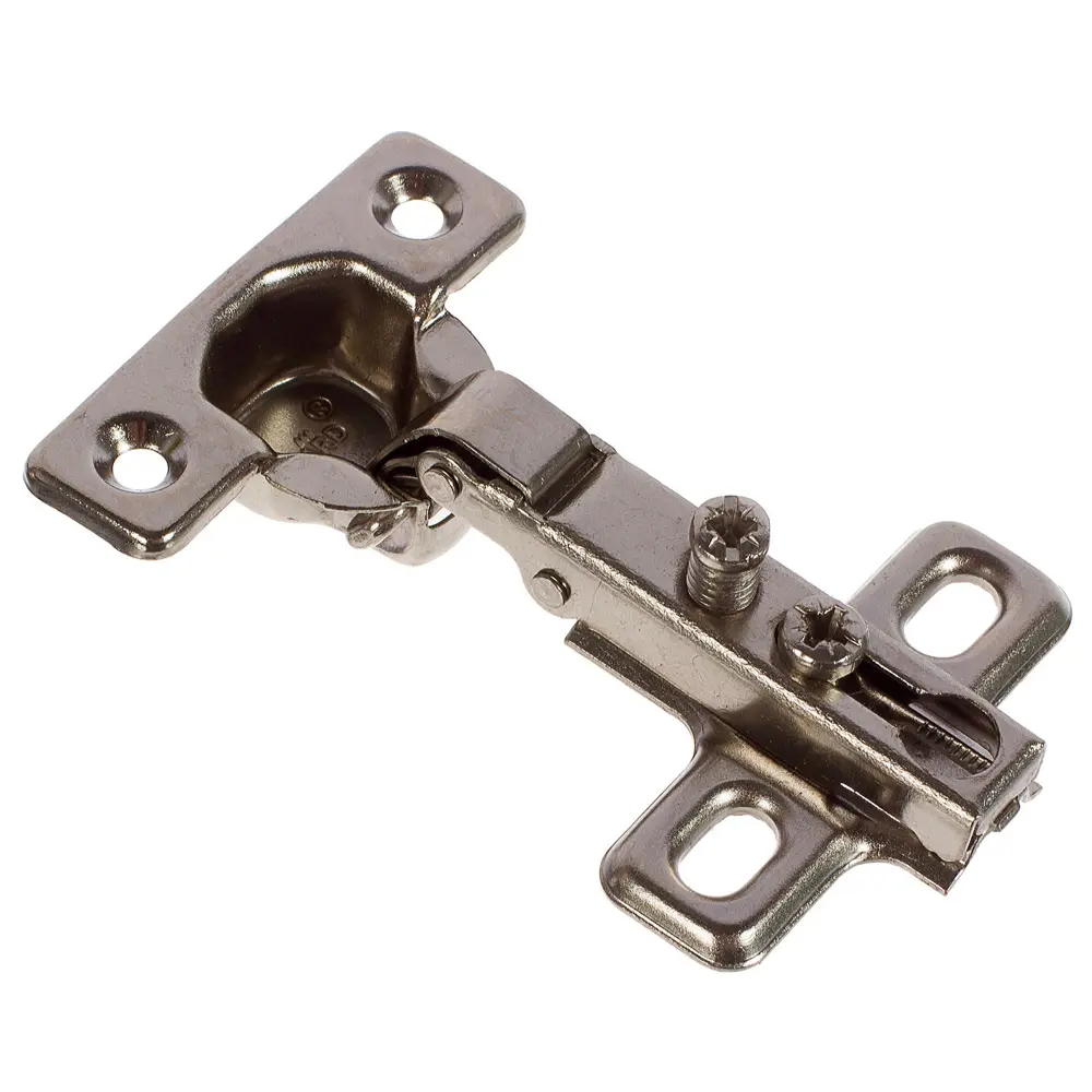 Петля мебельная накладная Key-hole H401A21, 15х54 мм, сталь, цвет сталь, 2 шт BOYARD STLM-2208949