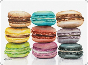 10637069 Pimpernel Набор подставок под горячее Pimpernel "Макарон" 40х29см, 4шт Пробка