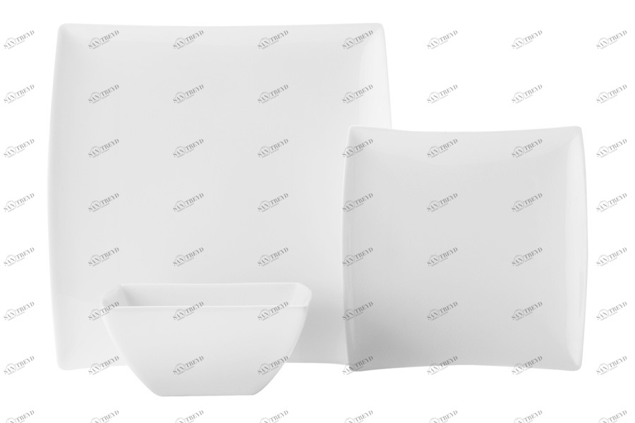 Сервиз обеденный фарфоровый 12 предметов на 4 персоны белый "Восток-Запад" MAXWELL & WILLIAMS  00-3973432 Белый 