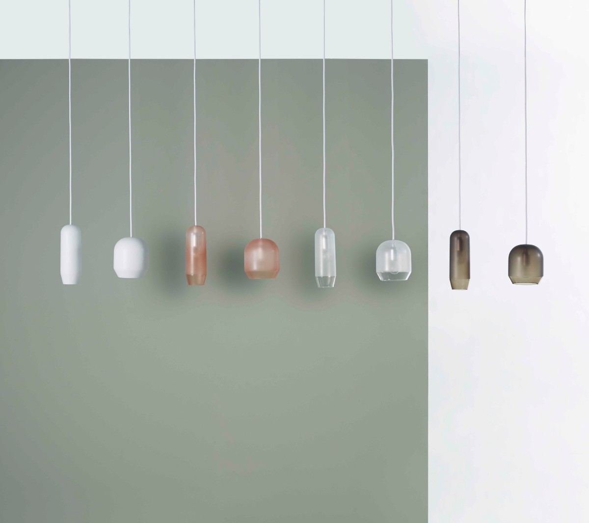 Ex.T Raso tall Подвесной светильник из серого стекла EXRASOT/GREY - Вид №1