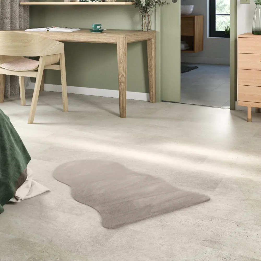 Коврик KREAFORTA Belleville 60x90 см полиэстер цвет бежевый STLM-2150891