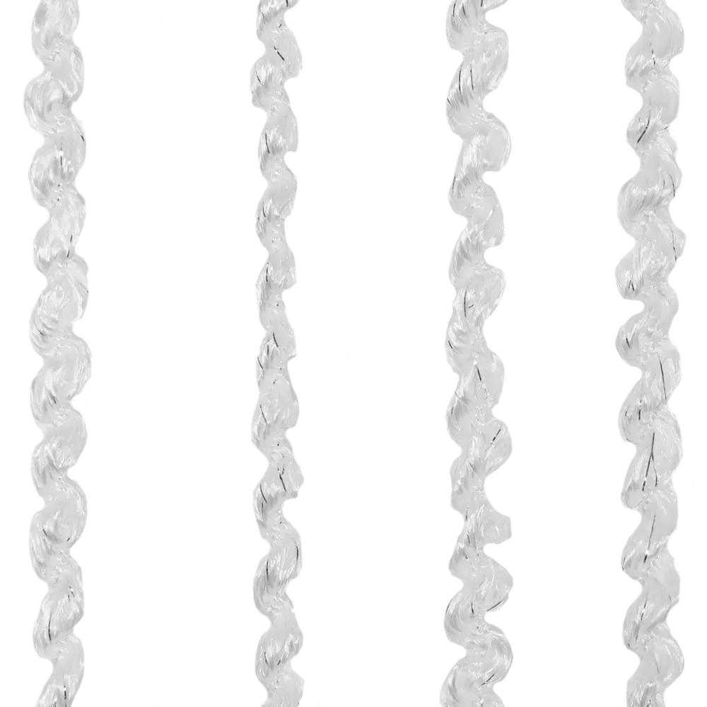 Штора нитяная Inspire «Макарони», 150х280 см, цвет белый STLM-2190476 - Вид №2