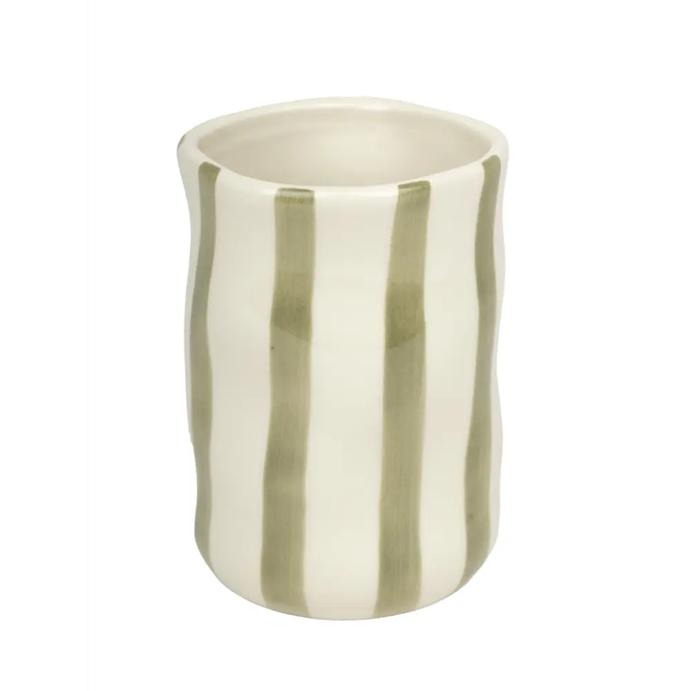 Керамический стакан для зубных щеток ZENFORT Ривьера в изумрудном цвете 89370056 STLM-0971034