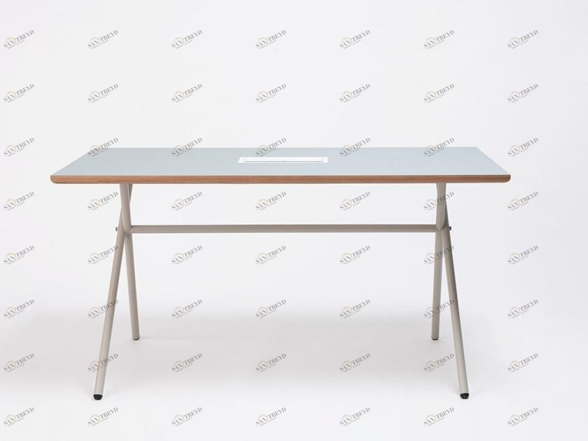 ONDARRETA Прямоугольный стол из стали и дерева Bai sun-id-1468542