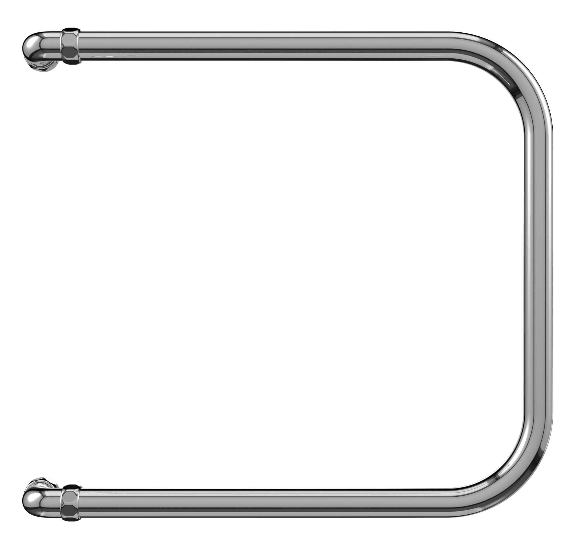 4620768888212 ЭКОНОМ Эконом П-обр AISI 32х2 320х500 Полотенцесушитель TERMINUS Нержавеющая сталь - Вид №1