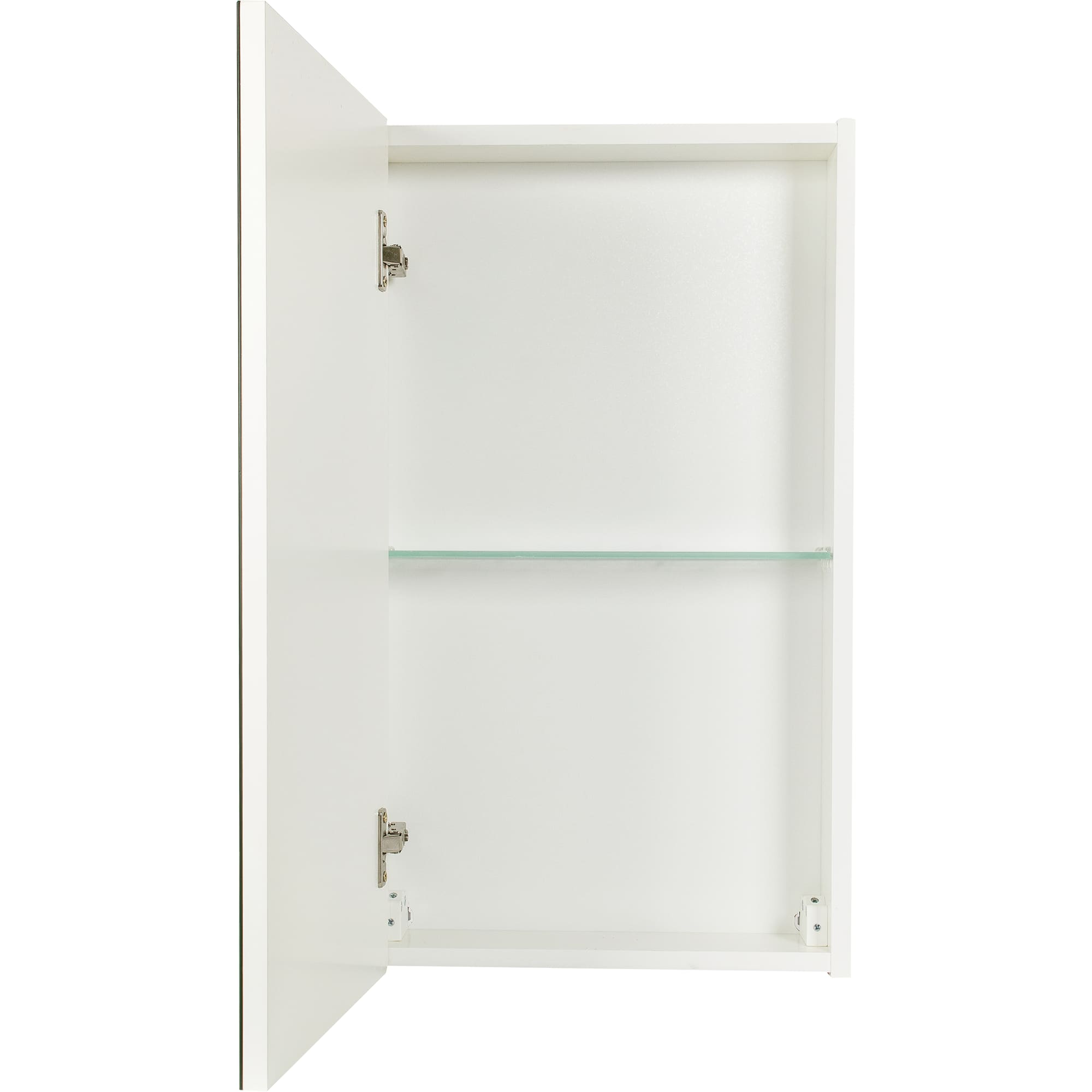 82200414 Шкаф зеркальный «-60» 60х75 см цвет белый Руан Santreyd  - Вид №1