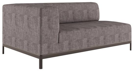 Alias Мягкая кушетка из ткани Aluzen soft P37 - Вид №1