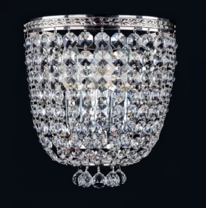 Бра Bohemia Ivele 1928/3S/Ni BOHEMIA IVELE  079324 Прозрачный;серебро