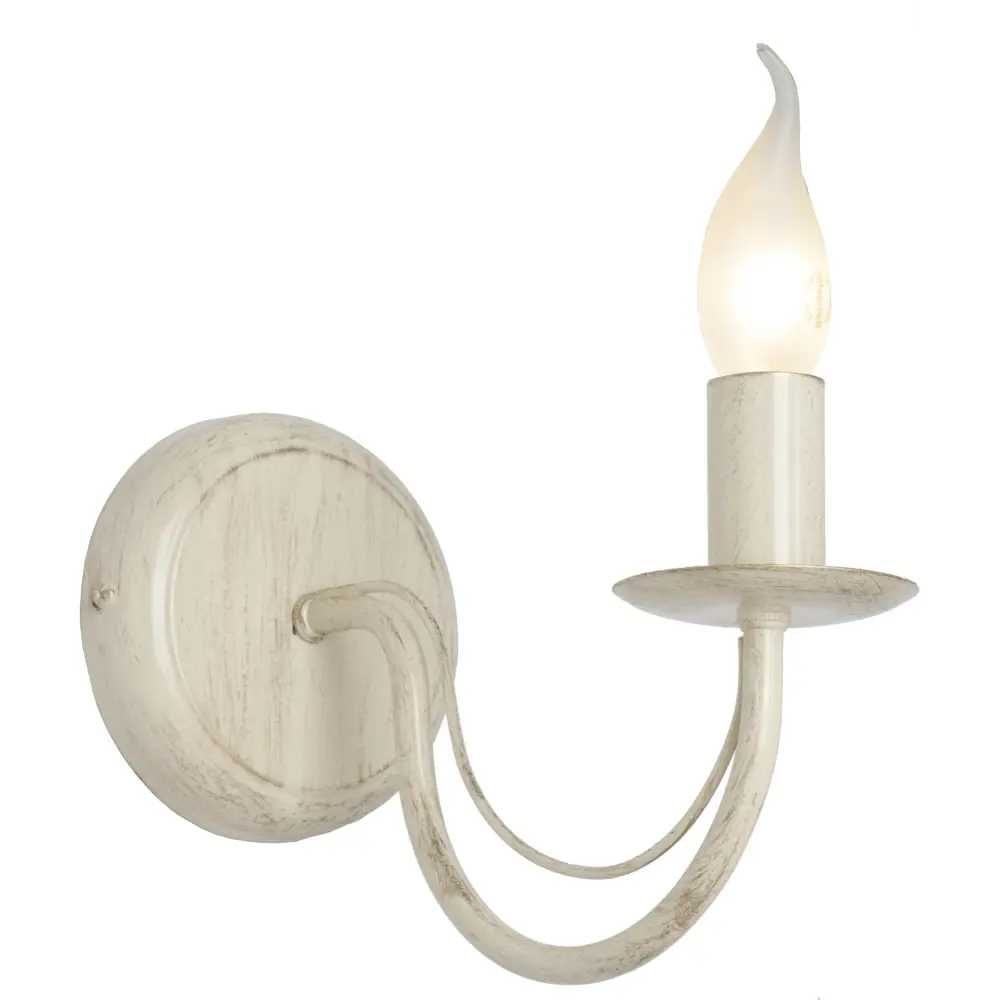 Бра Линда 1xE14x60 Вт, металл, цвет белый Vitaluce STLM-2046501