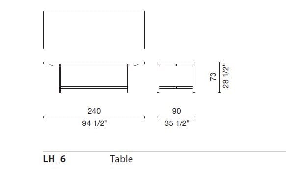 Стол CAPPELLINI Lochness ARCH-00033592 - Вид №4