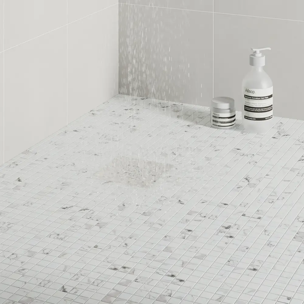 Мозаика Casia Antislip стекломасса 31.1x4.9 см цвет белый Santreyd Мозаика Onix STLM-2161448 - Вид №7