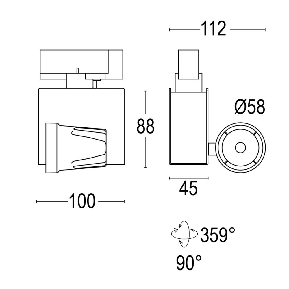 Kriter 1A Track Adapter Ghidini Kriter Track Adapter .01 Белый (Матовый)  - Вид №2