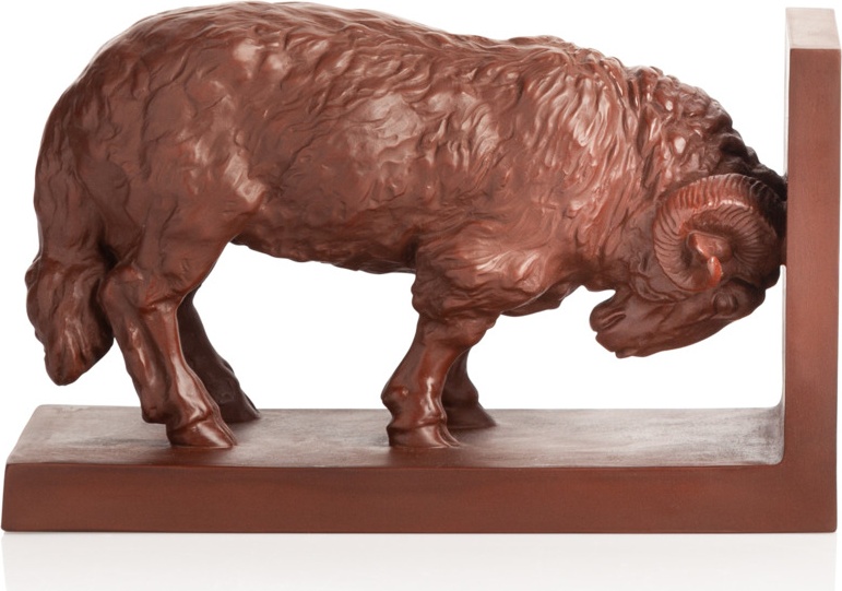 10573359 Meissen Набор подставок для книг "Козел и баран" Фарфор 