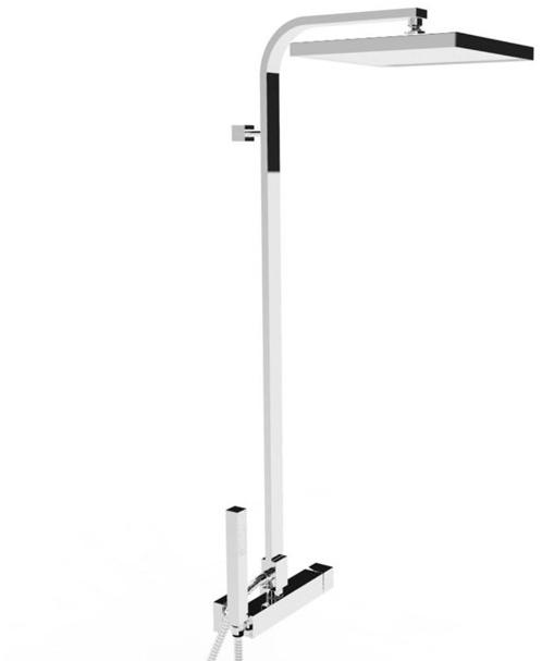 RUBINETTERIE STELLA Душевая стойка с ручным душем Bamboo quadro Bq02421; bq02422 - Вид №1