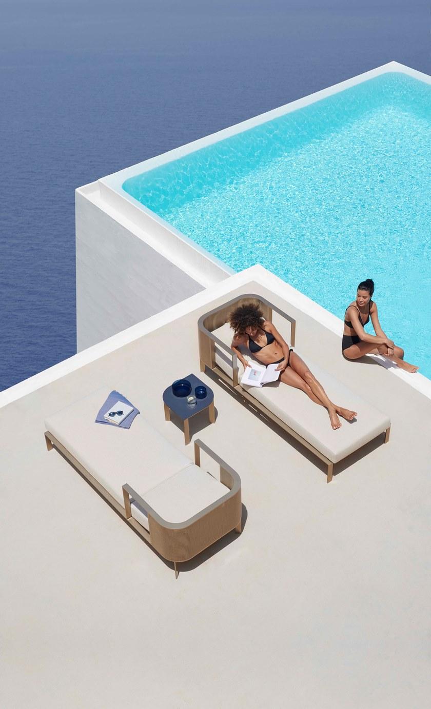 GANDIABLASCO Садовая кушетка с креслом и подлокотниками Solanas sun-id-1376878 - Вид №1