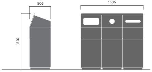 VESTRE Контейнер для мусора для раздельного сбора Acceptor sun-id-1472968 - Вид №6