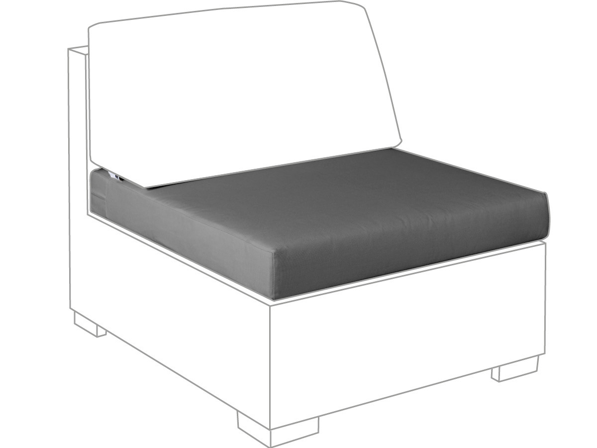 10.00.1422 Подушка сиденья центрального модуля наружная гранитная Mbm LONG ISLAND