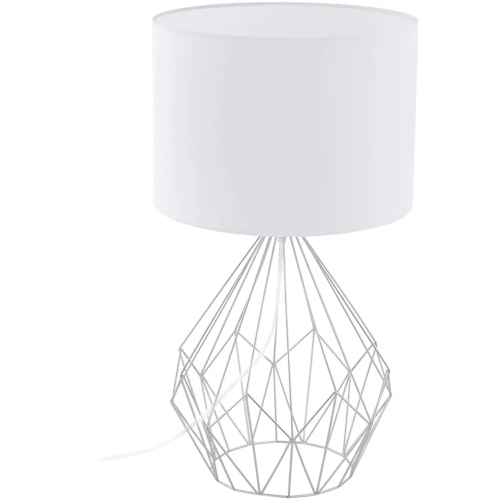 Настольная лампа Eglo «Pedregl» 1xE27x60 Вт, цвет белый STLM-2192120