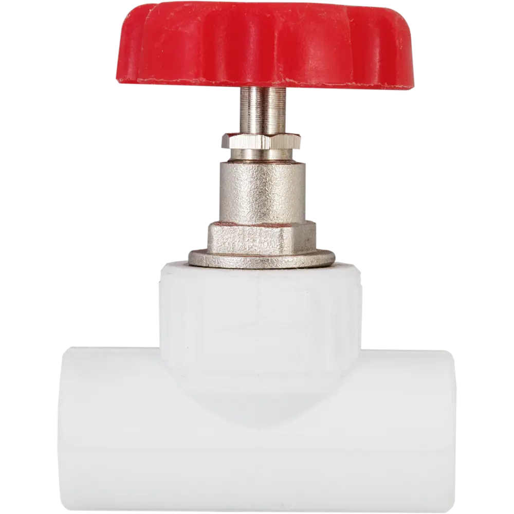 Вентиль запорный Valfex PN20 20x20 мм ручка маховик полипропилен STLM-2033416 - Вид №1