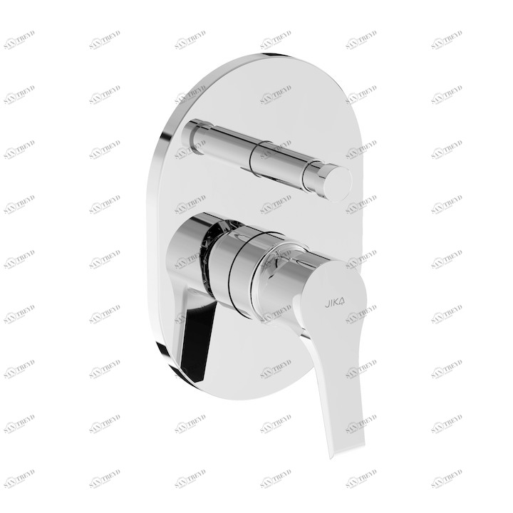 JIKA Смеситель для ванны H3211W60040001 Cube 