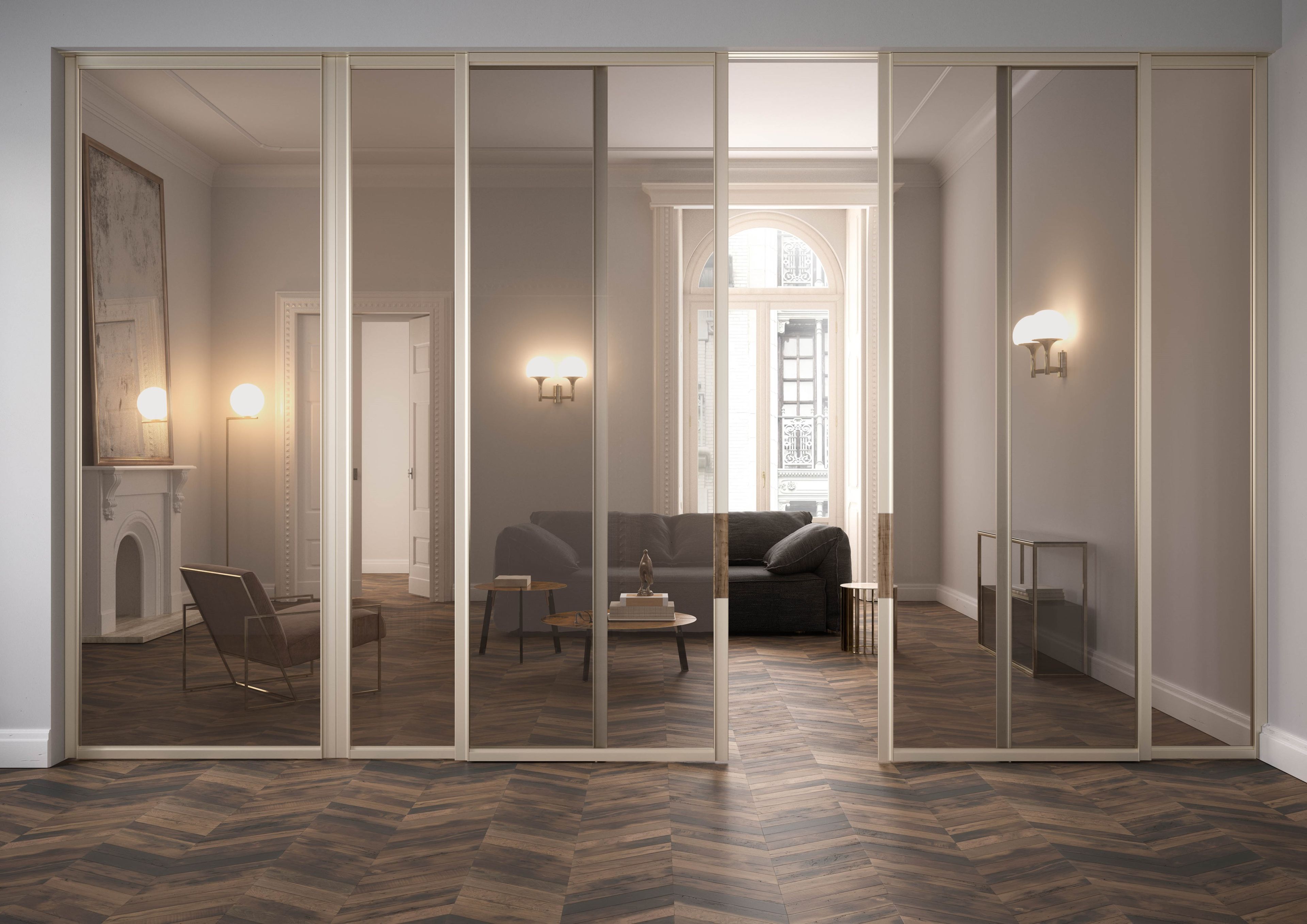 Стеклянная дверь ALBED пятая ARCH-00121980 - Вид №3