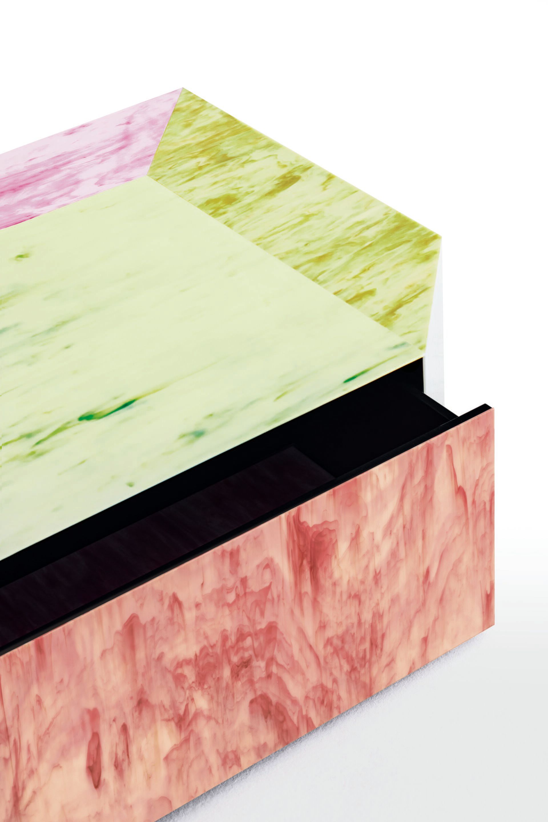 Низкий журнальный столик с отсеком для хранения Glas Italia Remis ARCH-00083433 - Вид №1