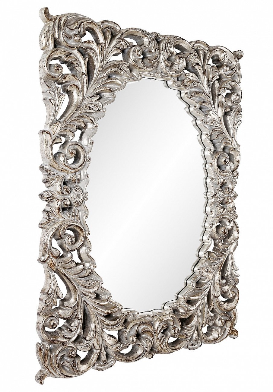 Зеркало настенное 122х91 см античное серебро Windsor ART-ZERKALO ДИЗАЙНЕРСКИЕ 00-3884065 Зеркальный;серебро  - Вид №1