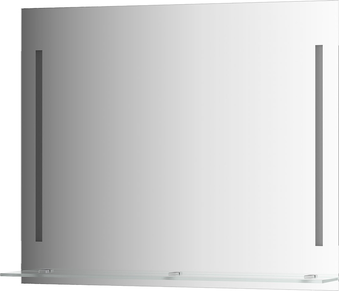 BY 2165 Зеркало с полочкой 90 cm с 2-мя встроенными LED-светильниками 11 W EVOFORM Ledline-S